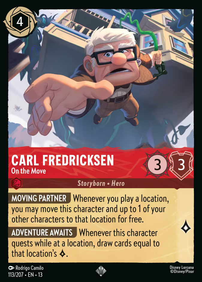 Carl Fredricksen - On the Move - Attack of the Vine 113/207