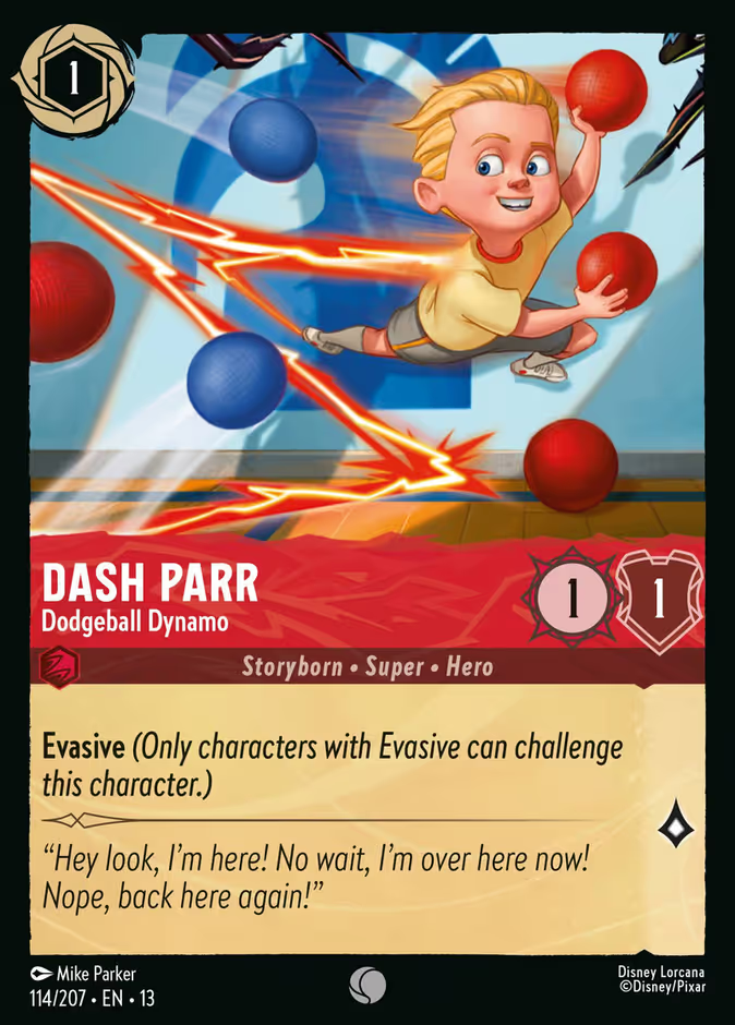 Dash Parr - Dodgeball Dynamo - Attack of the Vine 114/207