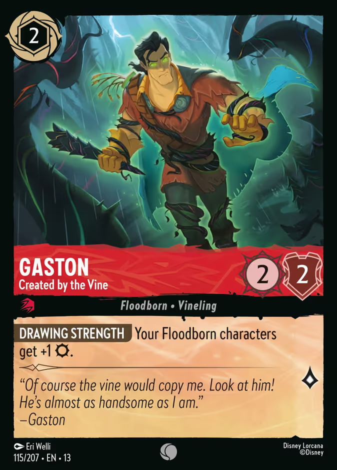 Gaston - Created by the Vine - Attack of the Vine 115/207