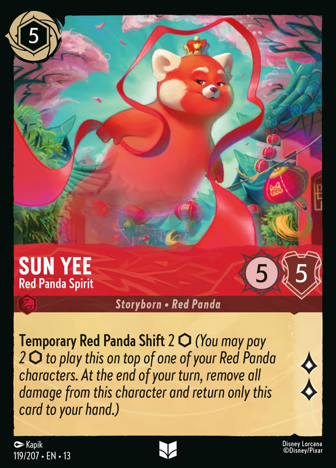 Sun Yee - Red Panda Spirit - Attack of the Vine 119/207