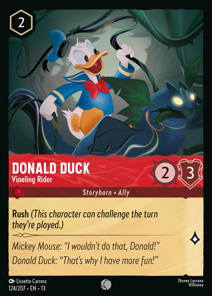 Donald Duck - Vineling Rider - Attack of the Vine 124/207