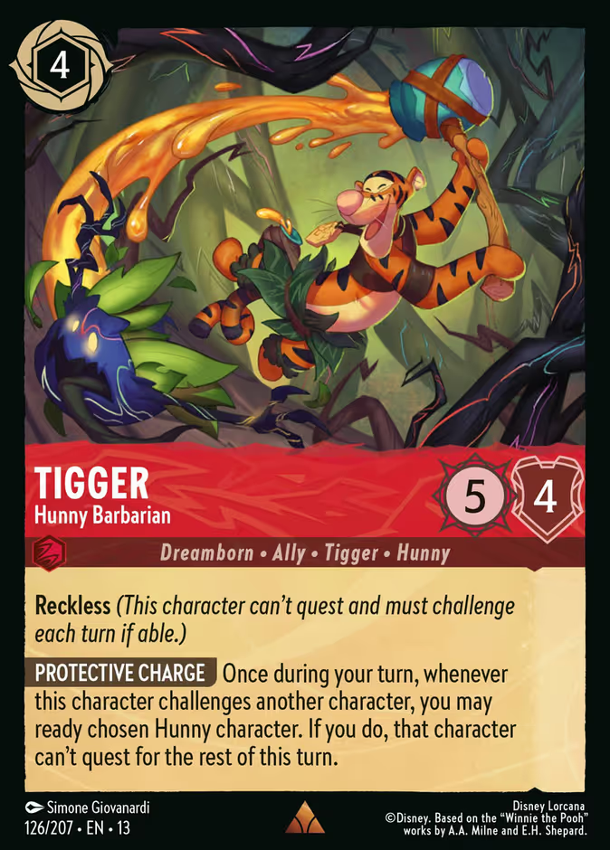 Tigger - Hunny Barbarian - Attack of the Vine 126/207