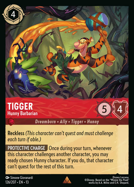 Tigger - Hunny Barbarian - Attack of the Vine 126/207