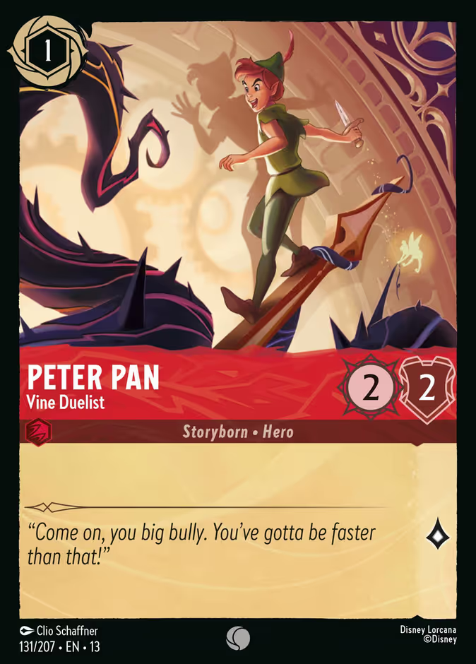 Peter Pan - Vine Duelist - Attack of the Vine 131/207
