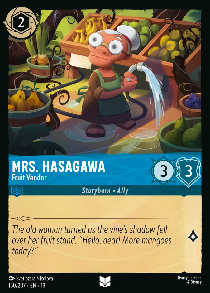 Mrs. Hasagawa - Fruit Vendor - Attack of the Vine 150/207