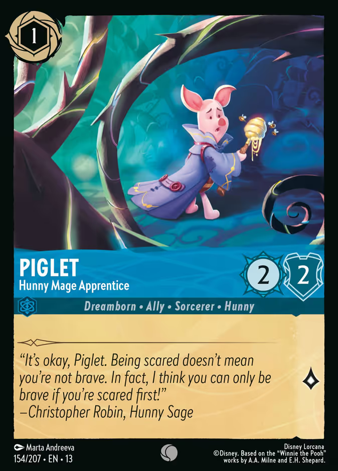 Piglet - Hunny Mage Apprentice - Attack of the Vine 154/207