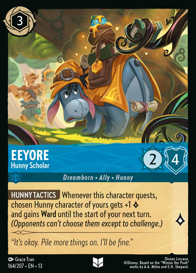 Eeyore - Hunny Scholar - Attack of the Vine 164/207
