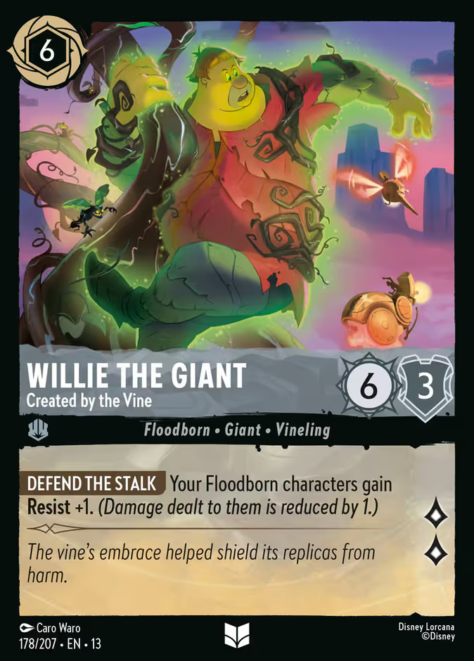 Willie the Giant - Created by the Vine - Attack of the Vine 178/207