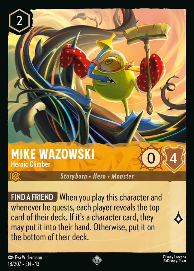 Mike Wazowski - Heroic Climber - Attack of the Vine 18/207
