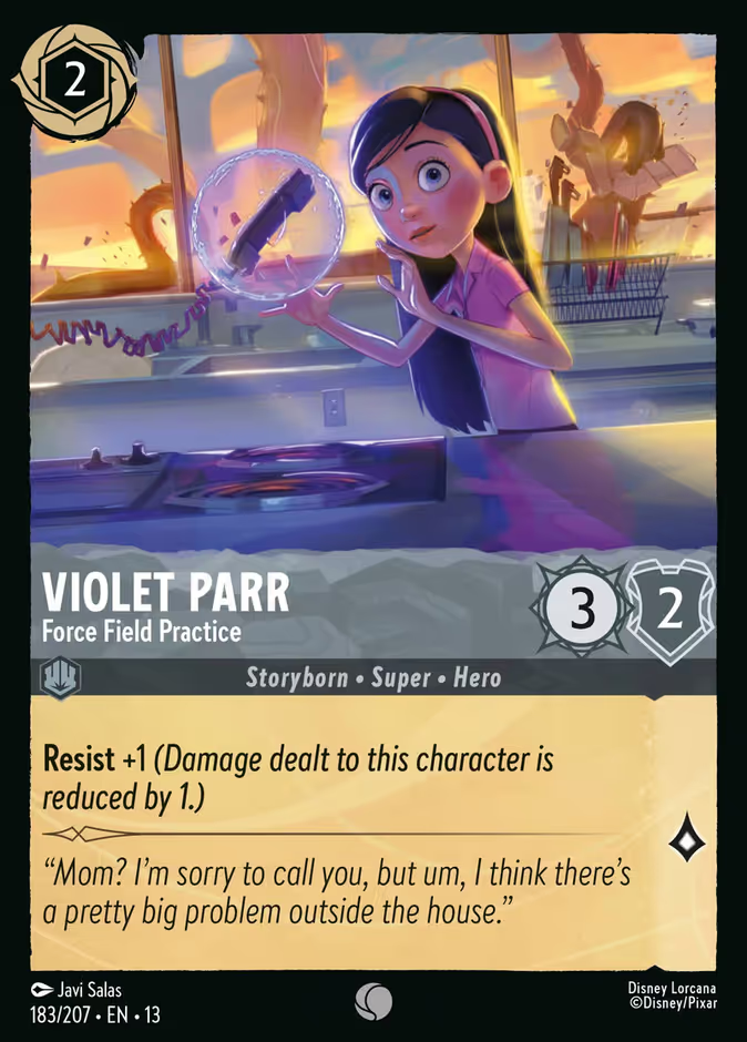 Violet Parr - Force Field Practice - Attack of the Vine 183/207
