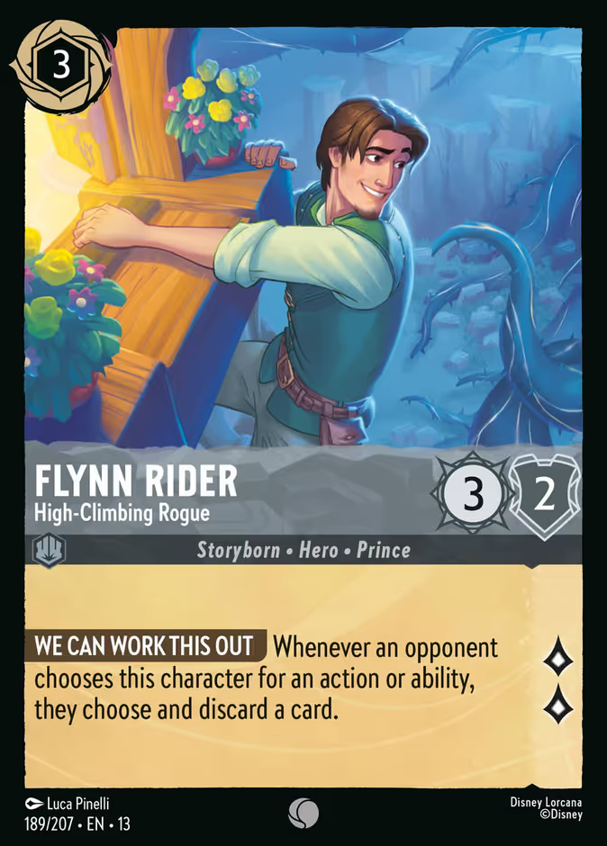 Flynn Rider - High-Climbing Rogue - Attack of the Vine 189/207