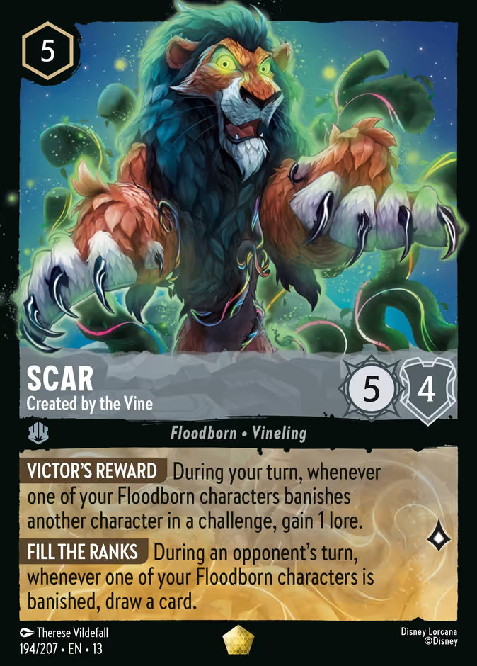 Scar - Created by the Vine - Attack of the Vine 194/207