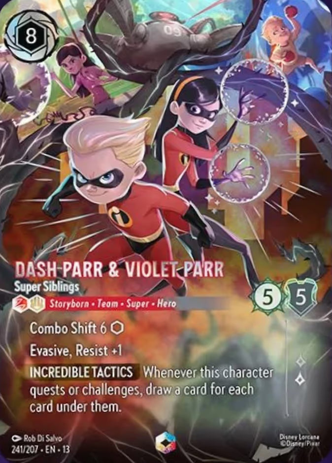 Dash Parr & Violet Parr - Super Siblings - Attack of the Vine 241