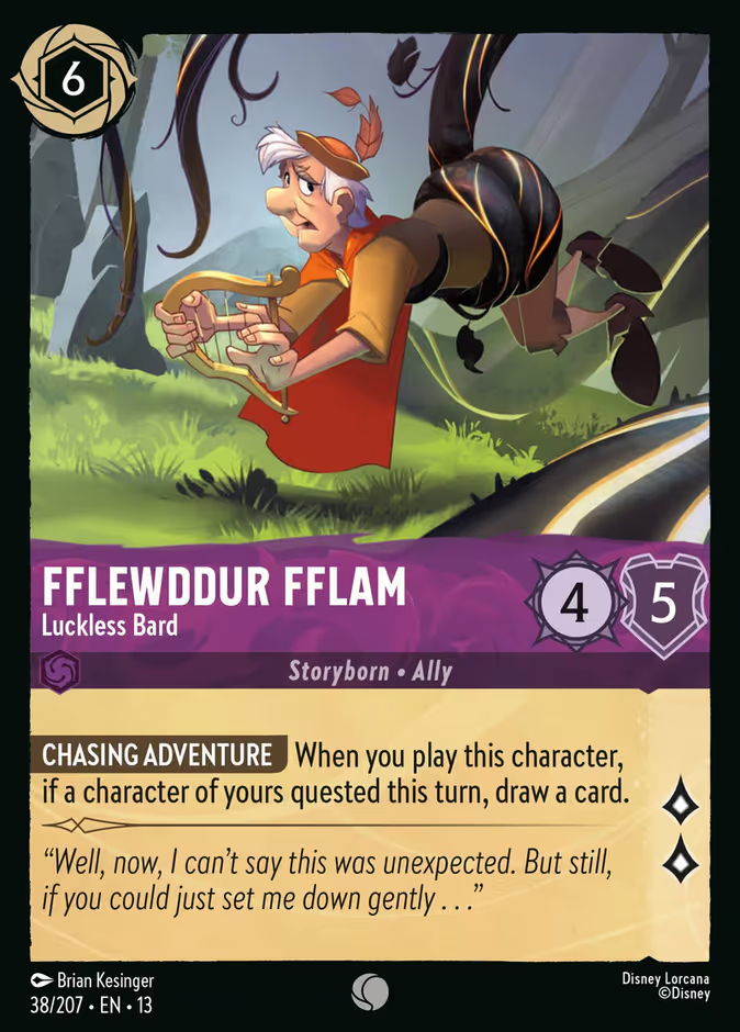 Fflewddur Fflam - Luckless Bard - Attack of the Vine 38/207