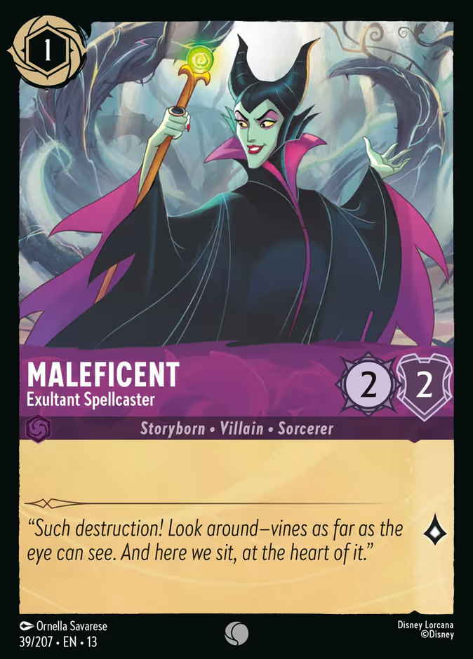 Maleficent - Exultant Spellcaster - Attack of the Vine 39/207