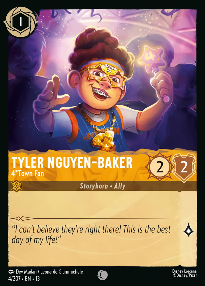 Tyler Nguyen-Baker - 4*Town Fan - Attack of the Vine 4/207