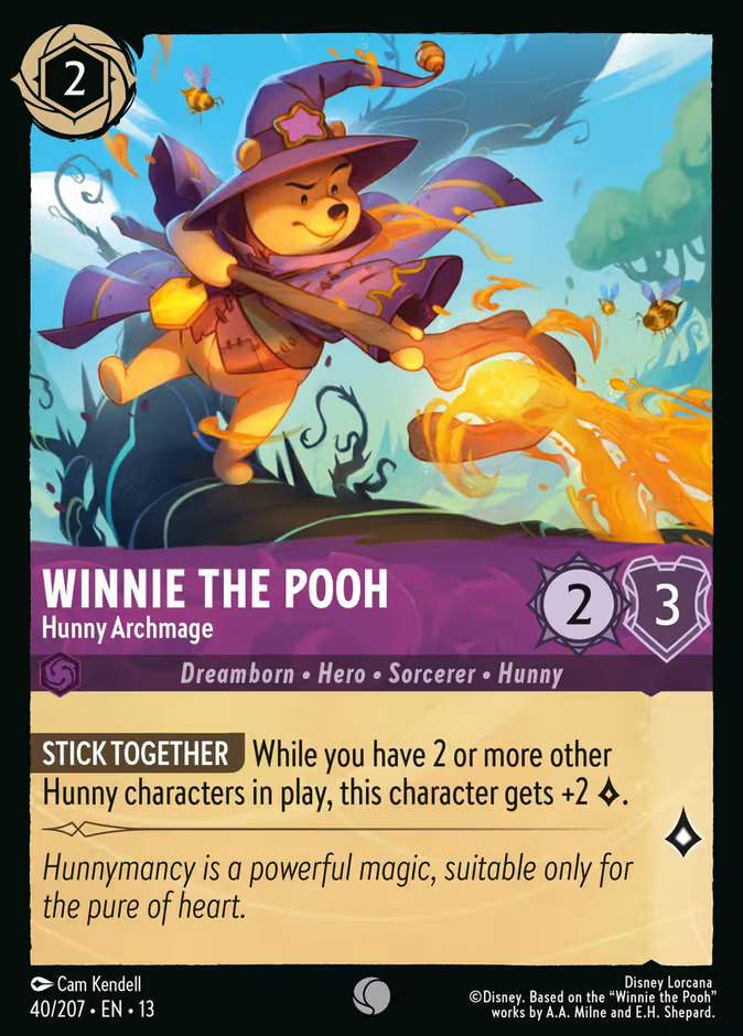 Winnie the Pooh - Hunny Archmage - Attack of the Vine 40/207