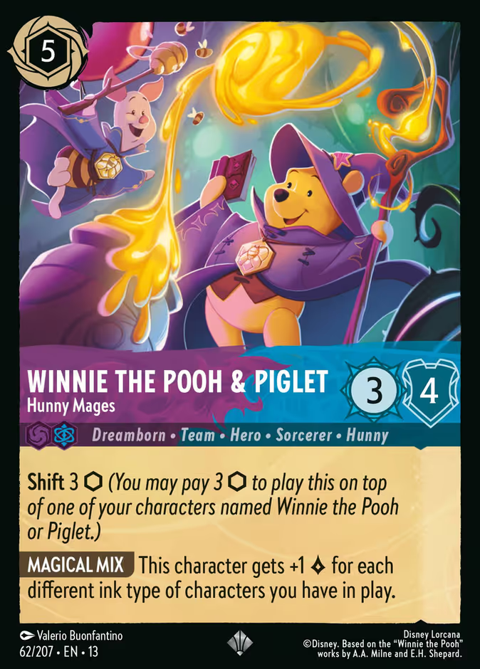 Winnie the Pooh & Piglet - Hunny Mages - Attack of the Vine 62/207