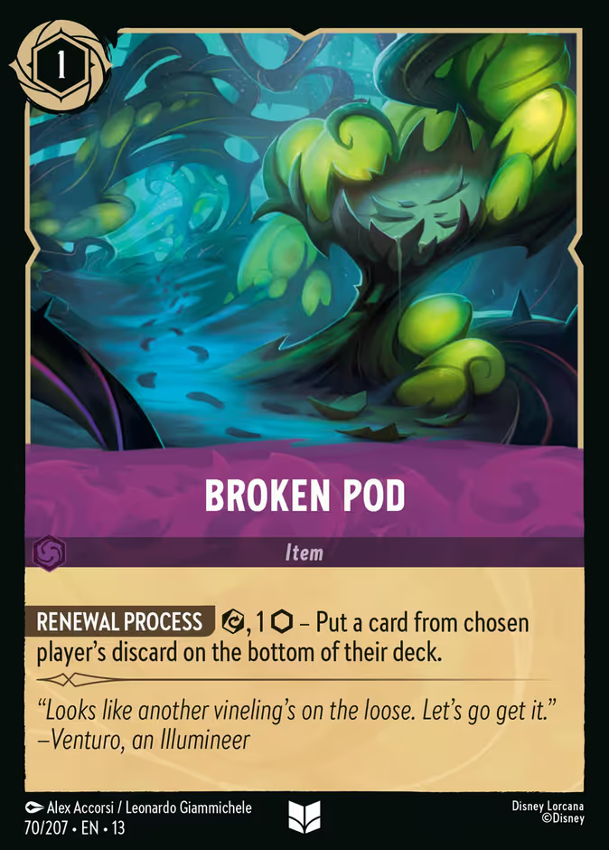 Broken Pod - Attack of the Vine 70/207