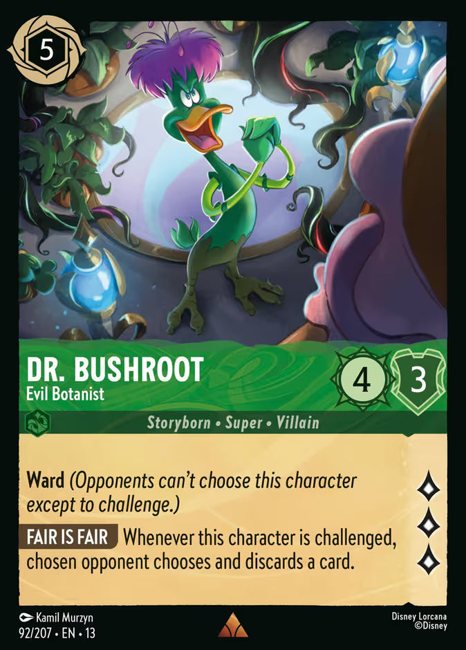 Dr. Bushroot - Evil Botanist - Attack of the Vine 92/207
