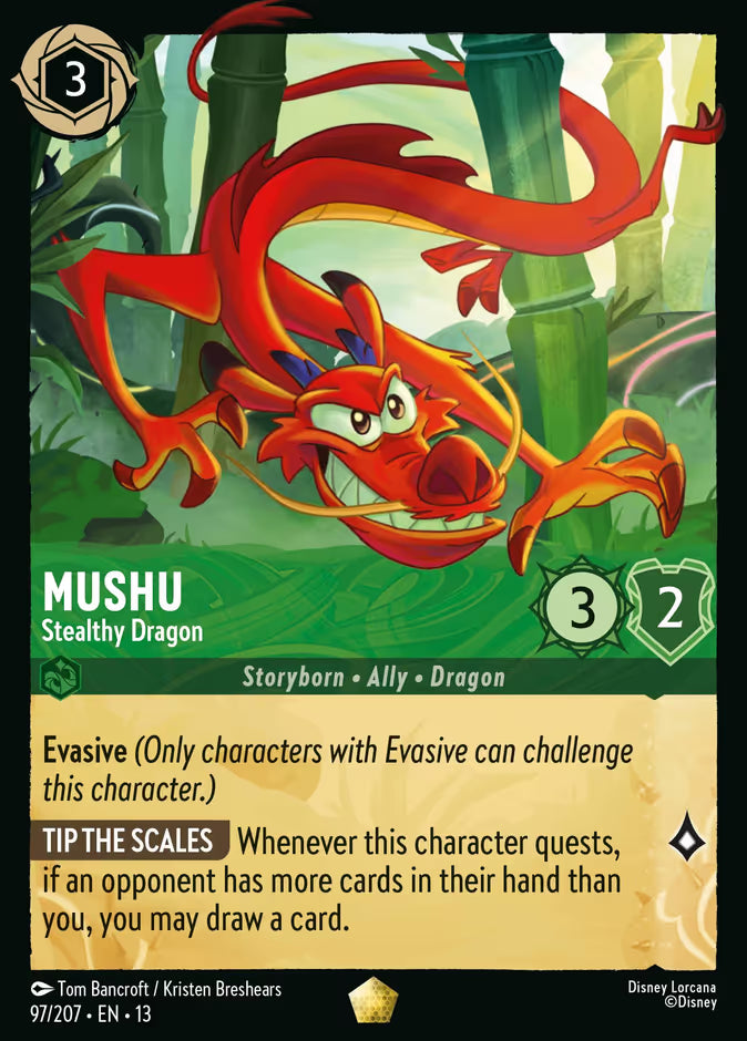 Mushu - Stealthy Dragon - Attack of the Vine 97/207