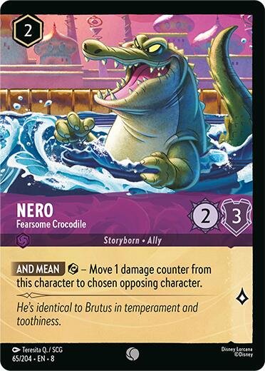 Nero - Fearsome Crocodile 65/204 (Reign of Jafar)