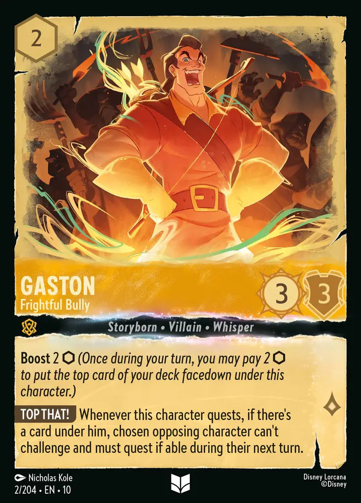 Gaston - Frightful Bully 2/204 (Whispers In The Well)