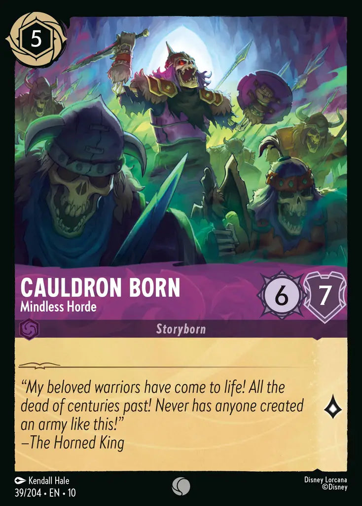 Cauldron Born - Mindless Horde 39/204 (Whispers In The Well)