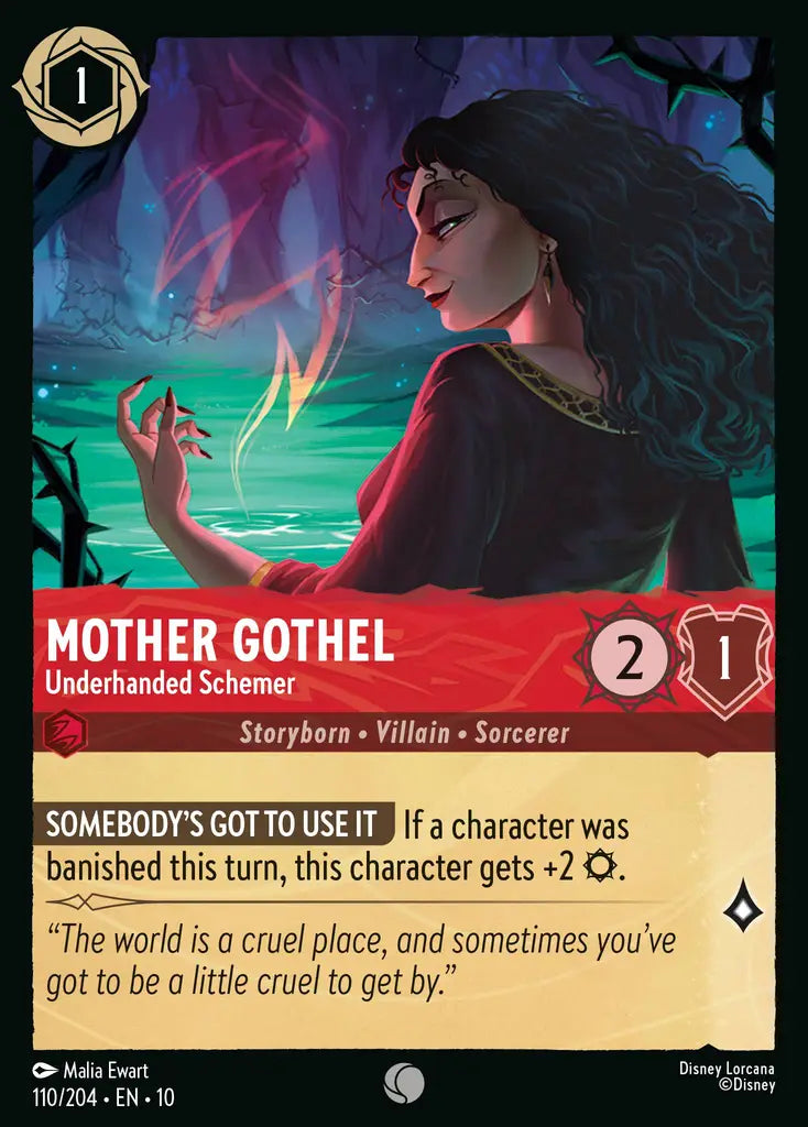 Mother Gothel - Underhanded Schemer 110/204 (Whispers In The Well)