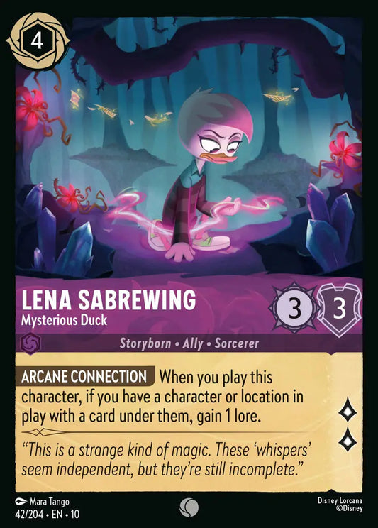 Lena Sabrewing - Mysterious Duck 42/204 (Whispers In The Well)