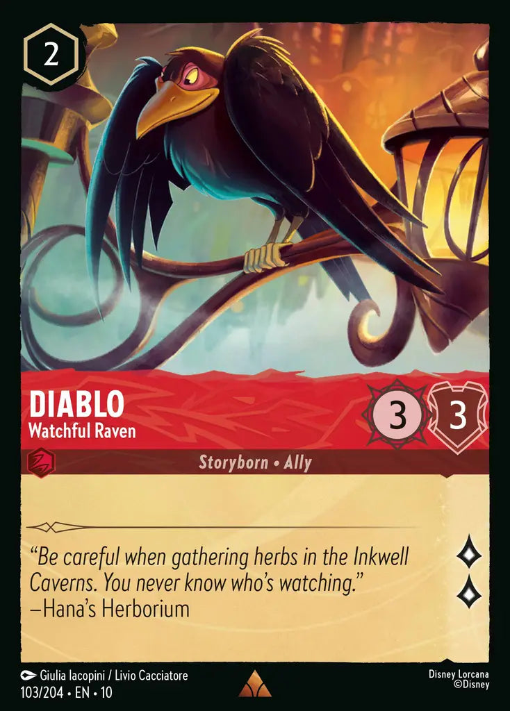 Diablo - Watchful Raven 103/204 (Whispers In The Well)