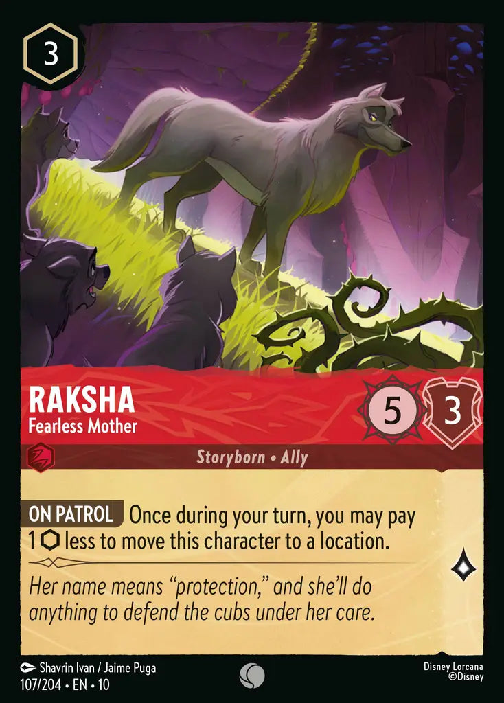 Raksha - Fearless Mother 107/204 (Whispers In The Well)