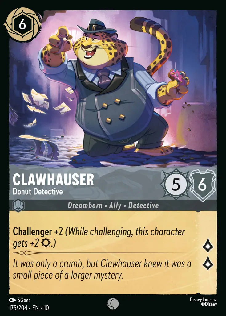 Clawhauser - Donut Detective 175/204 (Whispers In The Well)