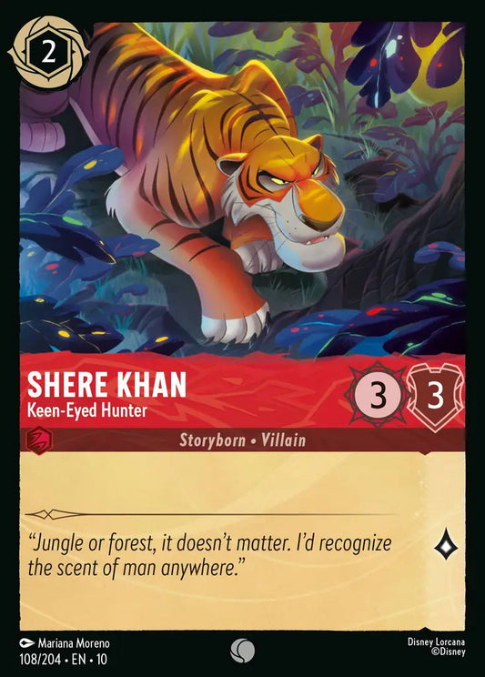 Shere Khan - Keen-Eyed Hunter 108/204 (Whispers In The Well)