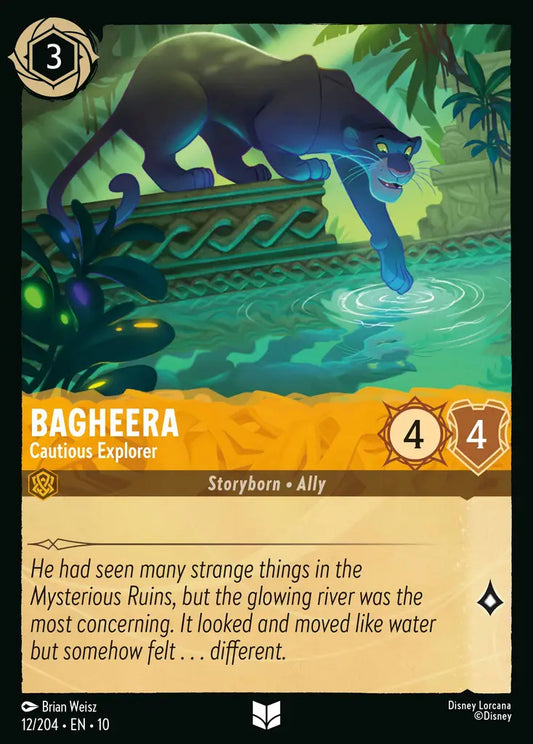 Bagheera - Cautious Explorer 12/204 (Whispers In The Well)