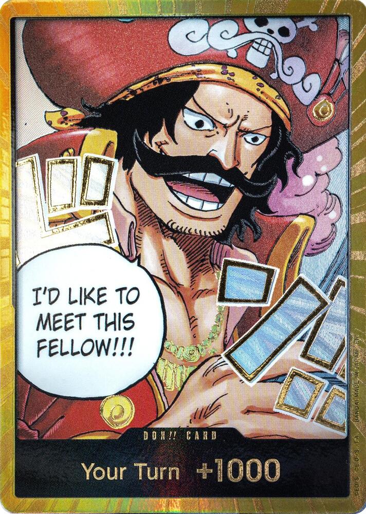 DON!! Card Gol.D.Roger Gold OP13