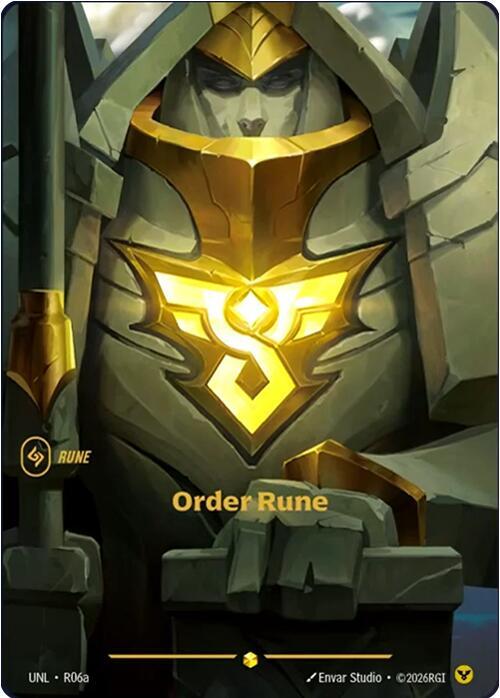 Order Rune - UNL-R06A Alternate Art