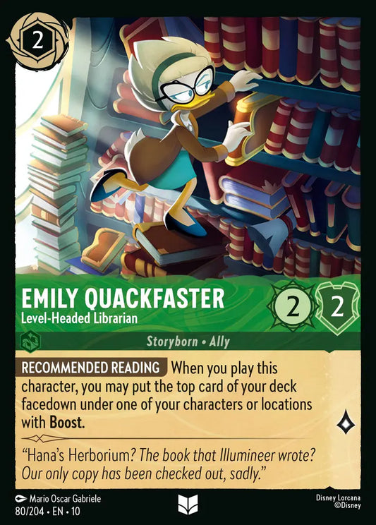 Emily Quackfaster - Level-Headed Librarian 80/204 (Whispers In The Well)