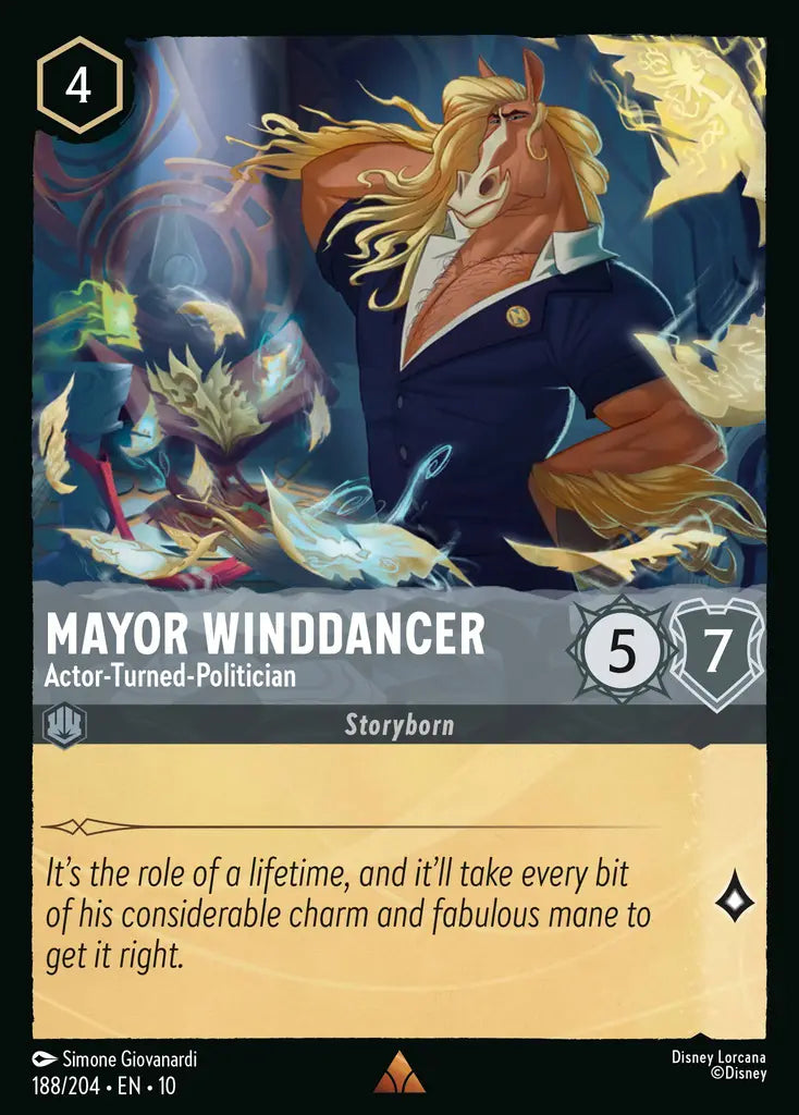Mayor Winddancer - Actor-Turned-Politician 188/204 (Whispers In The Well)