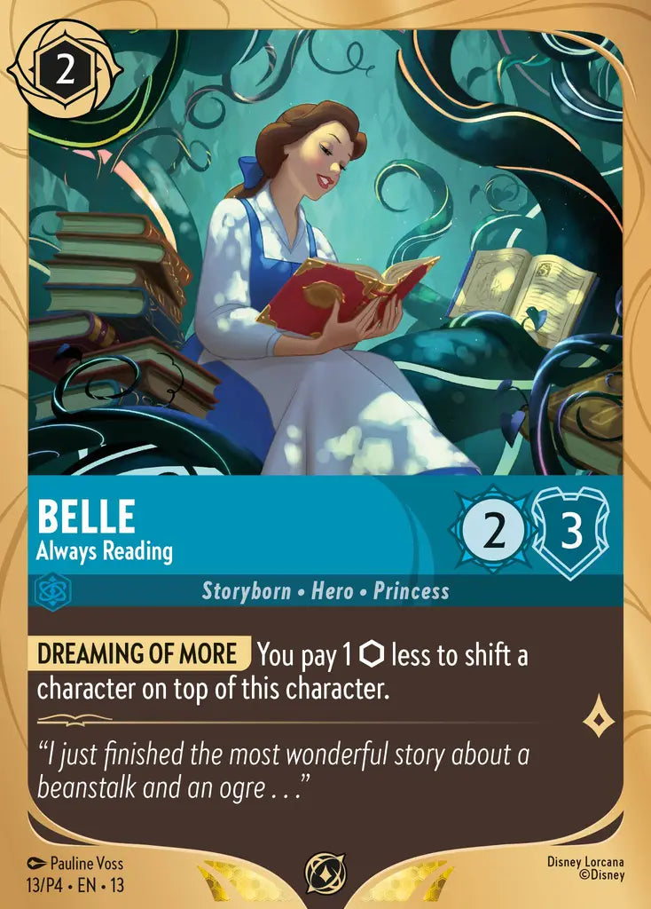 Belle - Always Reading - 13/P4 - Promo (Attack of the Vine)