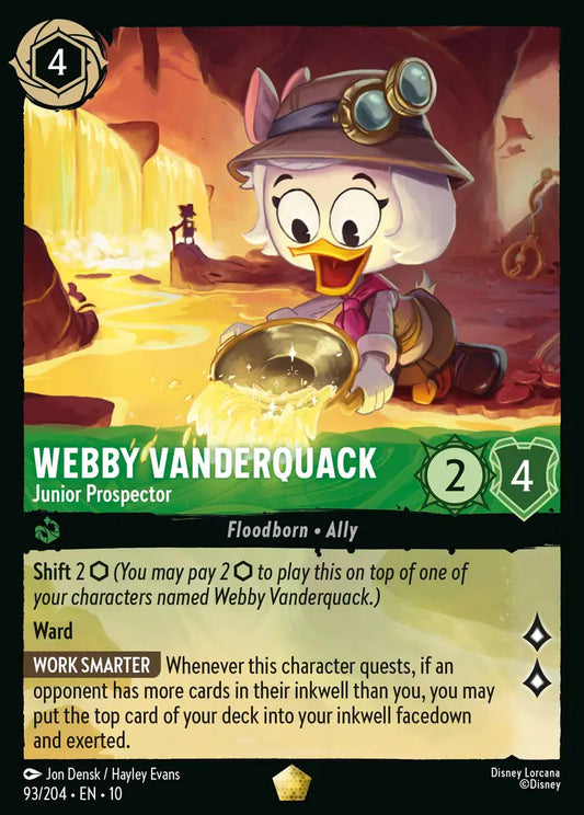 Webby Vanderquack - Junior Prospector 93/204 (Whispers In The Well)