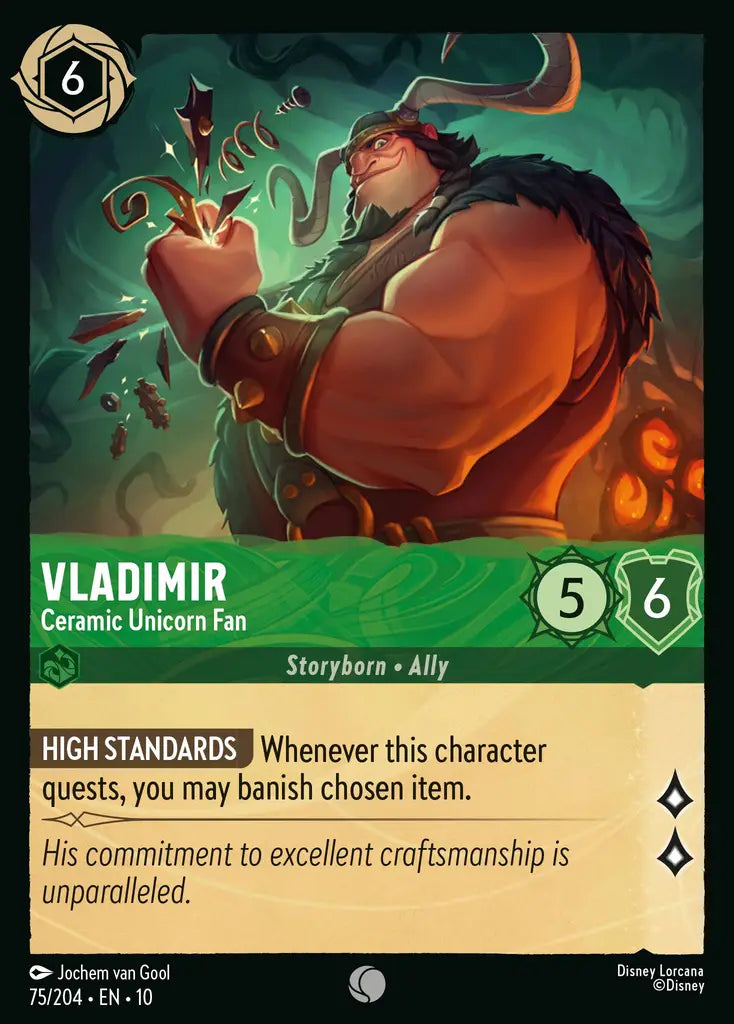 Vladimir - Ceramic Unicorn Fan 75/204 (Whispers In The Well)