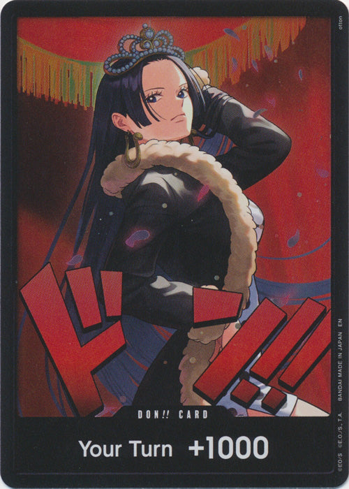 DON!! Card (Boa Hancock) - EB03 (Standard) (One Piece Heroines Edition) - Foil