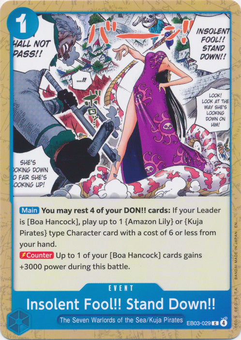 Insolent Fool!! Stand Down!! - EB03-029