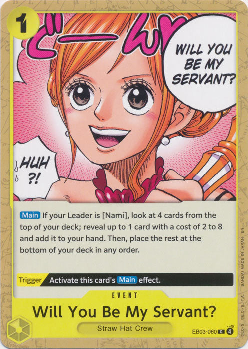 Will You Be My Servant? - EB03-060