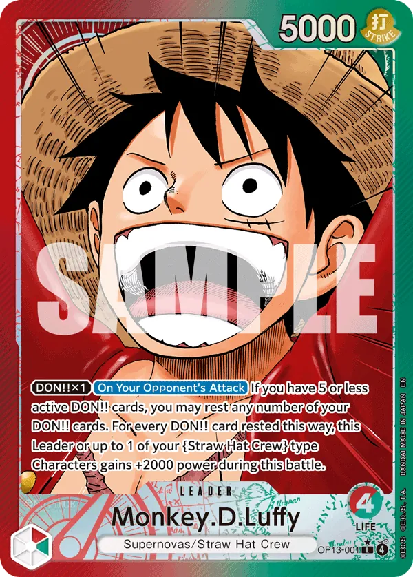 Monkey.D.Luffy - OP13-001-P1