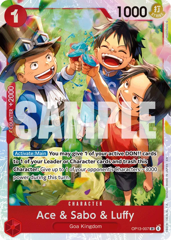 Ace & Sabo & Luffy - OP13-007