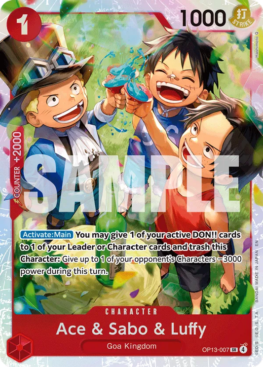 Ace & Sabo & Luffy - OP13-007