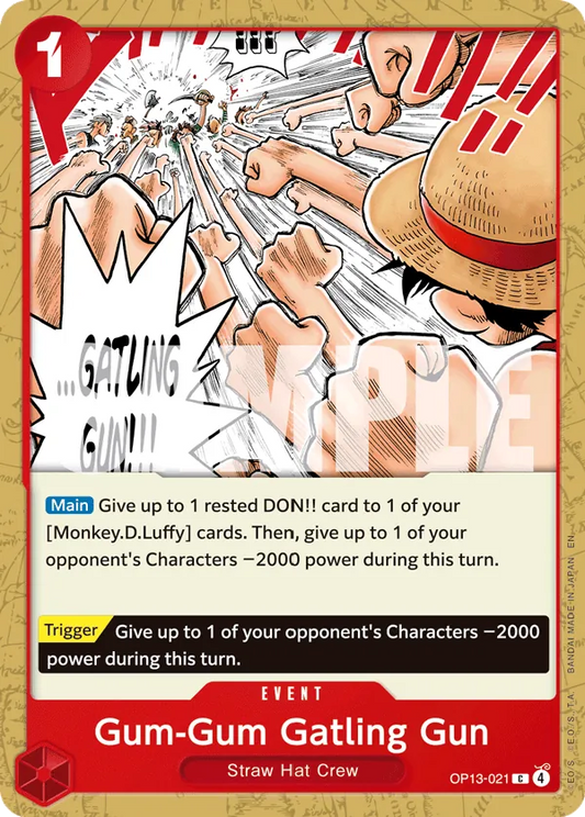 Gum-Gum Gatling Gun - OP13-021