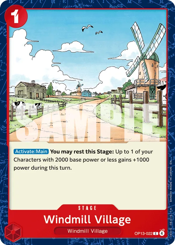 Windmill Village - OP13-022